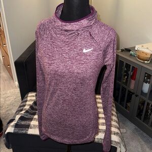 Nike Women's hooded dry fit Purple XS exercise, run, athleisure, yoga daily